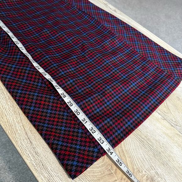 Trina Turk Printed Delilah Tie Collar Houndstooth Dress 2 - Picture 12 of 12